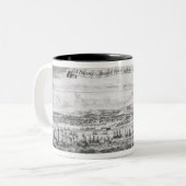 Tasse 2 Couleurs Une perspective de ville de pont en Barbade (Devant gauche)