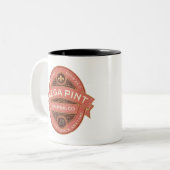 Tasse 2 Couleurs Une pinte méga (Devant gauche)