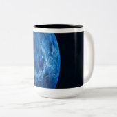 Tasse 2 Couleurs Une planète bleu profond (Devant droit)