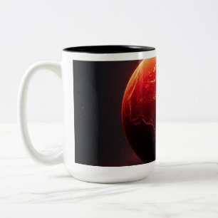 Tasse 2 Couleurs Une planète rouge stupéfiante