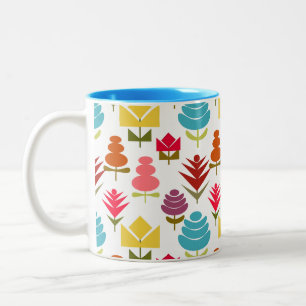 Tasse 2 Couleurs Une pléthore de grosses fleurs