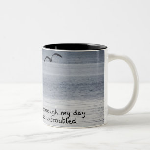 Tasse 2 Couleurs Une Prière Pour La Sérénité (Paysage Aquatique) —