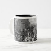 Tasse 2 Couleurs Une représentation de mars des gardes (Devant gauche)