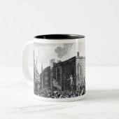 Tasse 2 Couleurs Une représentation précise du Burning (Devant gauche)