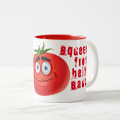 Tasse 2 Couleurs Une Squeeze Dure De Saucisse (Devant droit)