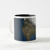 Tasse 2 Couleurs Une vision globale de l'Amérique du Nord (Devant gauche)