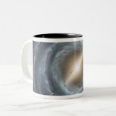 Tasse 2 Couleurs Une vue de notre propre Galaxie Lactée (Devant gauche)