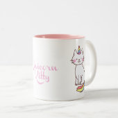 Tasse 2 Couleurs Unicorn Kitty (Devant droit)