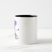 Tasse 2 Couleurs unicorn rainbow fart (Centre)