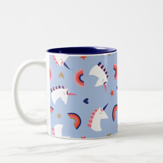 Tasse 2 Couleurs Unicorne (Gauche)