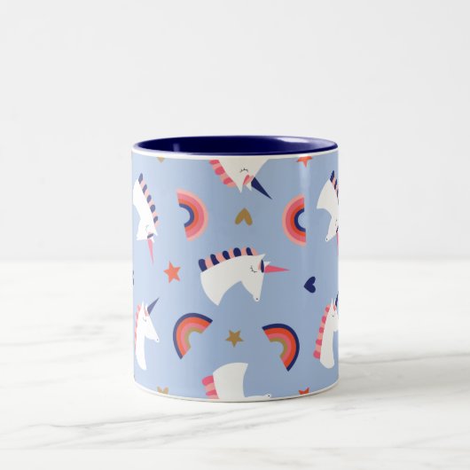 Tasse 2 Couleurs Unicorne (Centre)