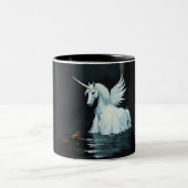 Tasse 2 Couleurs Unicorne dans le lac (Centre)