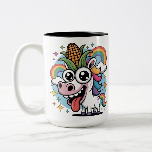 Tasse 2 Couleurs Unicorne unique (Gauche)