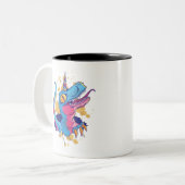 Tasse 2 Couleurs Unicornisaurus (Devant gauche)