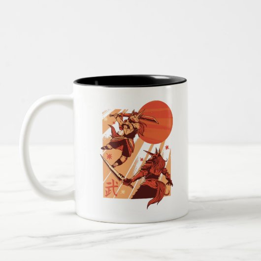 Tasse 2 Couleurs Unicorns Warriors (Gauche)