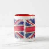 Tasse 2 Couleurs Union Flag ou Union Jack Patriot britannique (Centre)