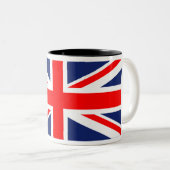Tasse 2 Couleurs Union Jack (Devant droit)