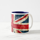 Tasse 2 Couleurs Union Jack #2 (Devant droit)