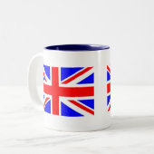 Tasse 2 Couleurs UnionJacklargezazzle (Devant gauche)