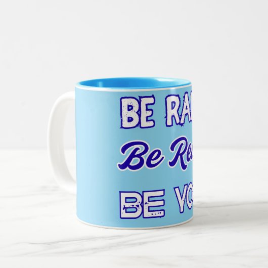 Tasse 2 Couleurs unique  & motivational (Devant gauche)