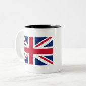 Tasse 2 Couleurs United Kingdom Flag (Devant gauche)