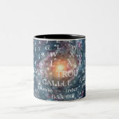 Tasse 2 Couleurs UNIVERS déformé (Centre)