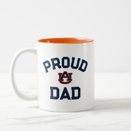 Tasse 2 Couleurs Université d'Auburn "Fier Papa" (Gauche)