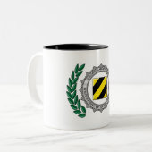 Tasse 2 Couleurs Université de laboratoires de risque de (Devant gauche)