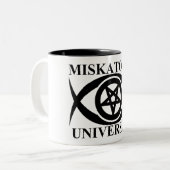 TASSE 2 COULEURS UNIVERSITÉ DE MISKATONIC (Devant gauche)