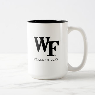 Tasse 2 Couleurs Université Wake Forest | WF