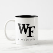 Tasse 2 Couleurs Université Wake Forest | WF (Gauche)