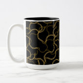 Tasse 2 Couleurs Urban Glam Gold Chains Pattern (Gauche)