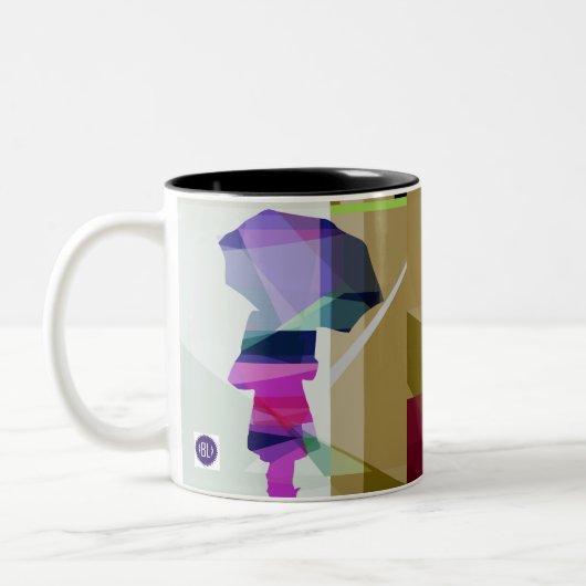 Tasse 2 Couleurs Urban rain mug3- black inside (Gauche)