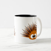 Tasse 2 Couleurs Urchin Mer Orange (Devant droit)