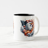 TASSE 2 COULEURS US EAGLE DESIGN (Devant droit)