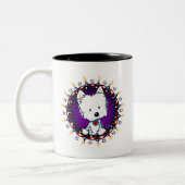 Tasse 2 Couleurs US Juillet 4 Westie (Gauche)