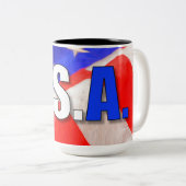 TASSE 2 COULEURS USA (Devant droit)