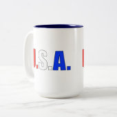 TASSE 2 COULEURS USA (Devant gauche)