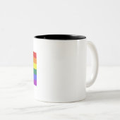 Tasse 2 Couleurs USA Rainbow Pride (Devant droit)