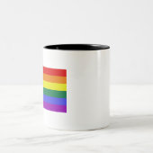 Tasse 2 Couleurs USA Rainbow Pride (Centre)