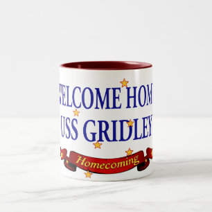 Tasse 2 Couleurs USS à la maison bienvenu Gridely