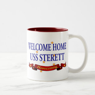 Tasse 2 Couleurs USS à la maison bienvenu Sterett
