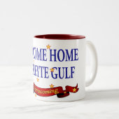 Tasse 2 Couleurs USS Leyte Gulf à la maison bienvenu (Devant droit)