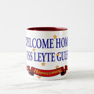 Tasse 2 Couleurs USS Leyte Gulf à la maison bienvenu