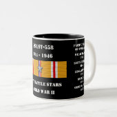 TASSE 2 COULEURS USS LST-558 (Devant droit)