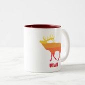 Tasse 2 Couleurs Utah Elk (Devant droit)