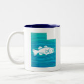Tasse 2 Couleurs Utah Wave Fishing (Gauche)