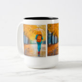 Tasse 2 Couleurs Utilisation sous pluie (Devant gauche)