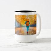 Tasse 2 Couleurs Utilisation sous pluie (Devant droit)