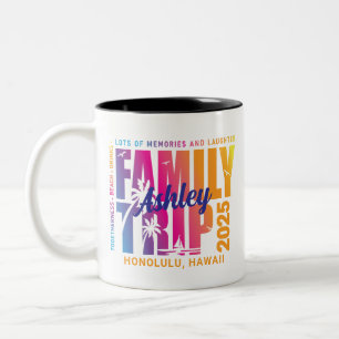 Tasse 2 Couleurs Vacances de groupe de jumelage de déplacements de 